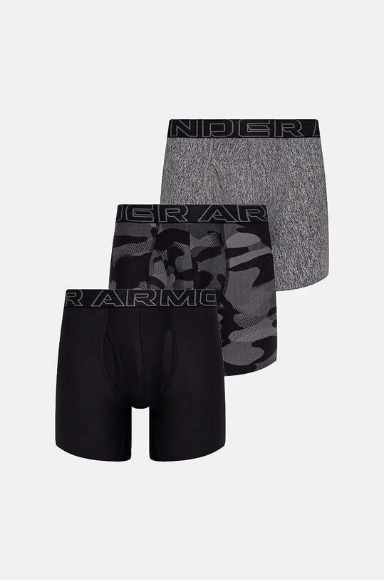 Μποξεράκια Under Armour 3-pack εφαρμοστό σορτς μπόξερ μαύρο 25UUSHJ193