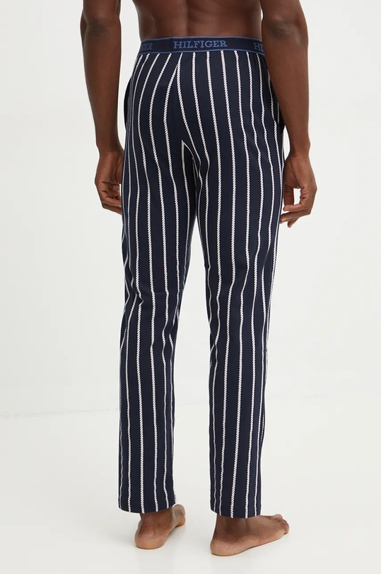 Βαμβακερό παντελόνι πιτζάμα Tommy Hilfiger UM0UM03368 σκούρο μπλε AW24