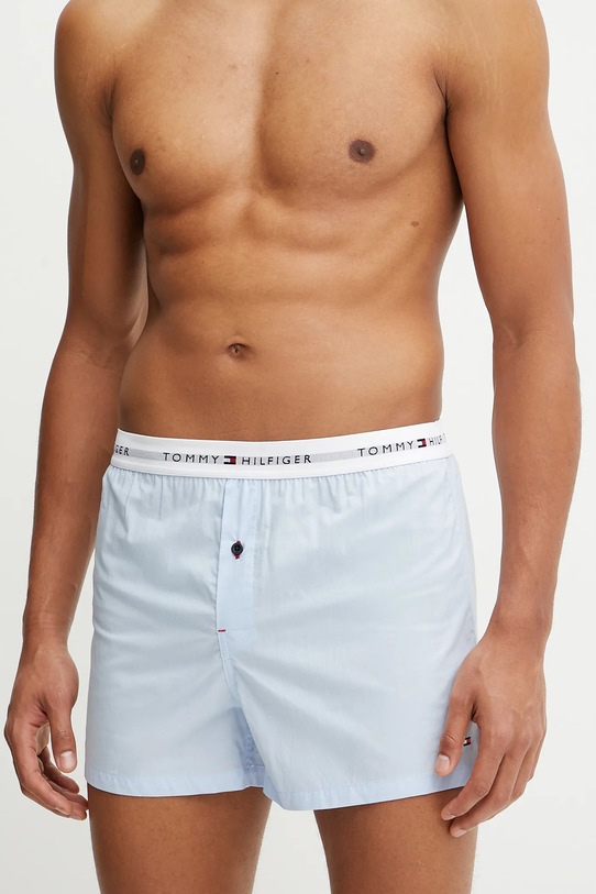 Bavlnené boxerky Tommy Hilfiger 2-pak bavlna biela UM0UM03376