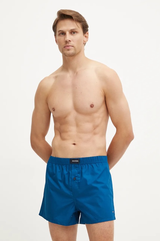 Oblečení Bavlněné boxerky Tommy Hilfiger UM0UM03397 námořnická modř