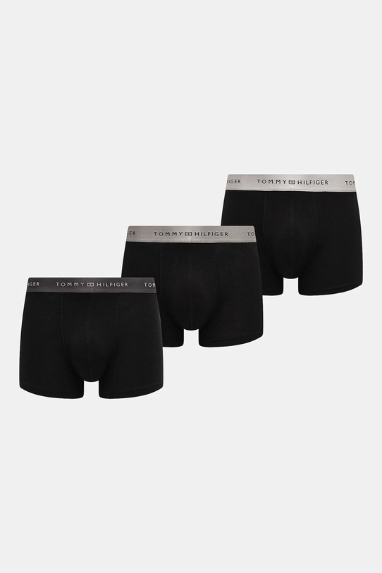 Боксери Tommy Hilfiger 3-pack трикотаж чорний UM0UM03411