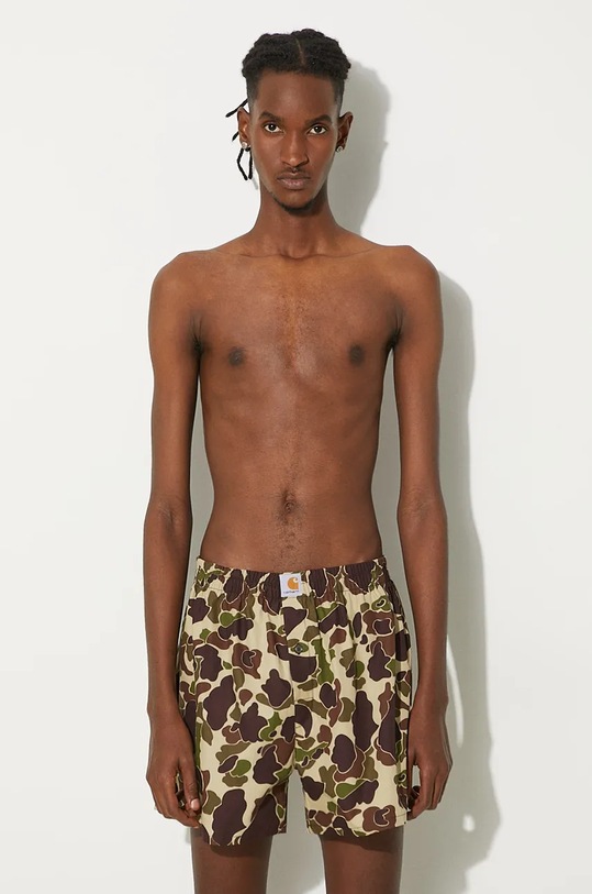 Бавовняні боксери Carhartt WIP Cotton Boxer візерунок зелений I032355.2EQXX