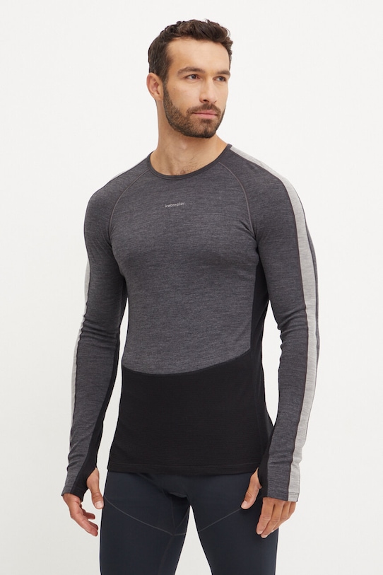 Функціональний лонгслів Icebreaker ZoneKnit 200 IB0A56HA5851 сірий AW24