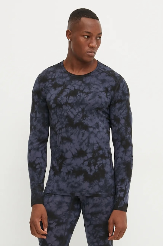 Icebreaker longsleeve funkcyjny Merino 200 Oasis Planet friendly czarny IB0A572I01N1