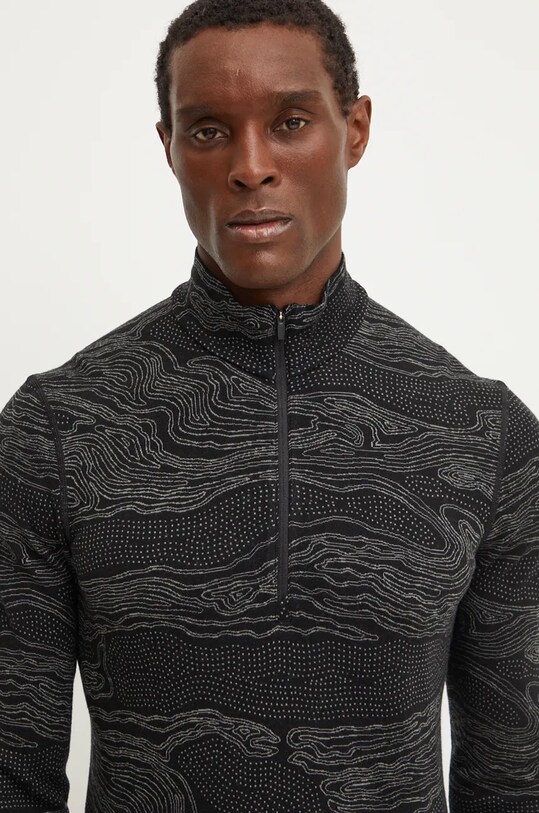 Icebreaker longsleeve funcțional Merino 260 Vertex negru IB0A573801W1