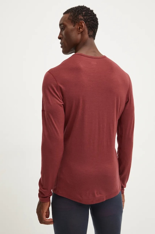 Îmbrăcăminte Icebreaker longsleeve funcțional Merino 200 Oasis IB10436501C1 rosu