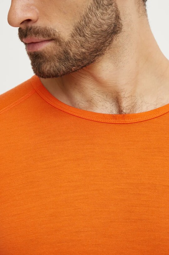 Icebreaker longsleeve funkcyjny Merino 200 Oasis IB10436505N1 pomarańczowy