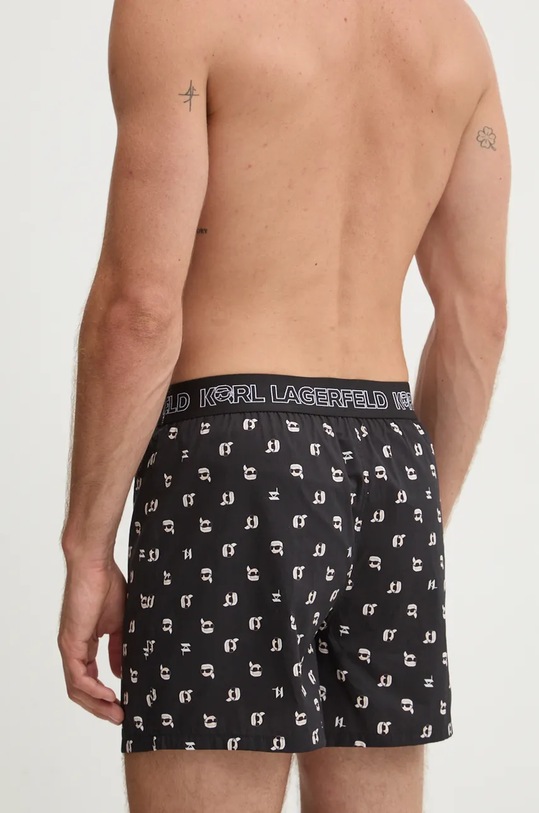 Karl Lagerfeld bokserki bawełniane 3-pack czarny 246M2101