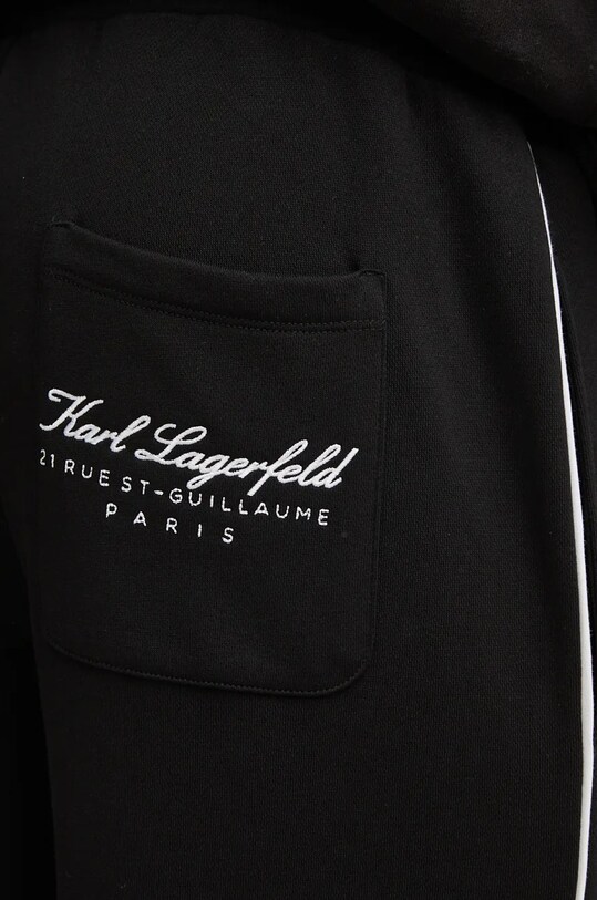 Штани лаунж Karl Lagerfeld чорний 246M4400