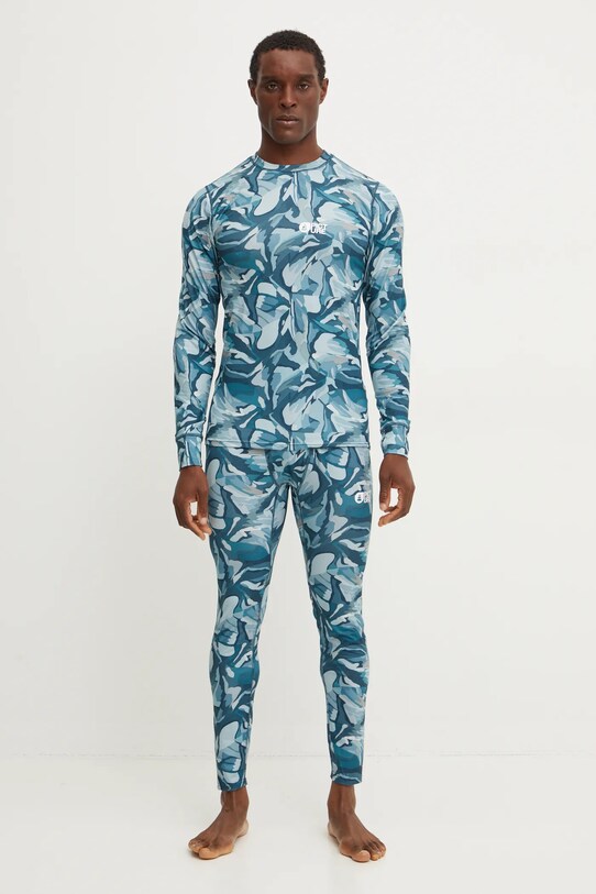 Функціональний лонгслів Picture Nangha Printed MTS1167 бірюзовий AW24