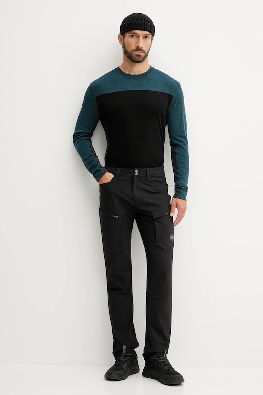 Funkční triko s dlouhým rukávem Smartwool SW002570 černá AW25