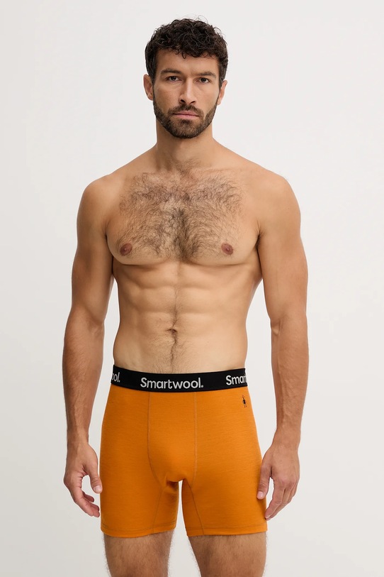 Smartwool bielizna funkcyjna Active Boxer Brief Boxed SW016996 pomarańczowy AW25