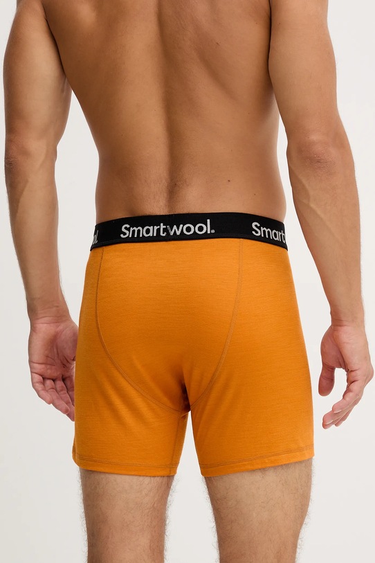 Odzież Smartwool bielizna funkcyjna Active Boxer Brief Boxed SW016996 pomarańczowy
