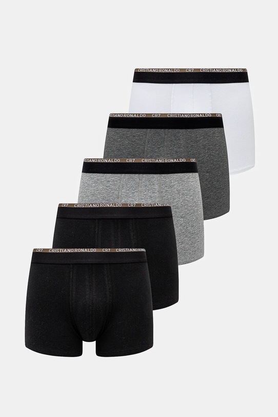 Μποξεράκια CR7 Cristiano Ronaldo 5-pack εφαρμοστό σορτς μπόξερ μαύρο 8106.49.2418