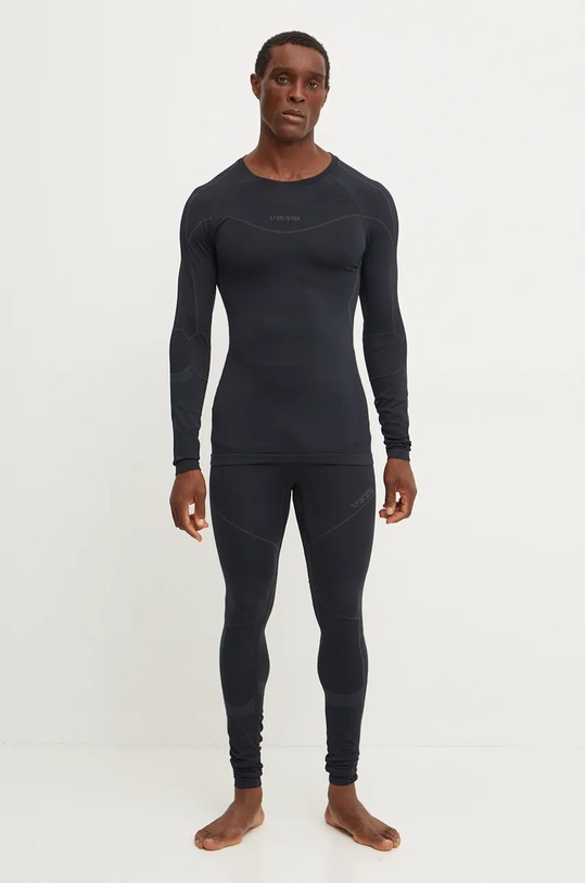 Viking longsleeve funkcyjny Gary Bamboo 500.25.9523 czarny AW24