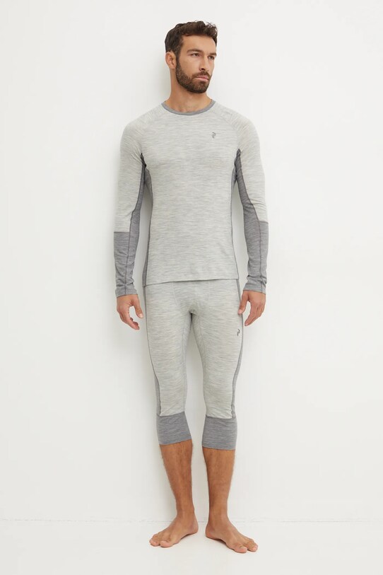 Функциональный лонгслив Peak Performance Magic G79887 серый AW24