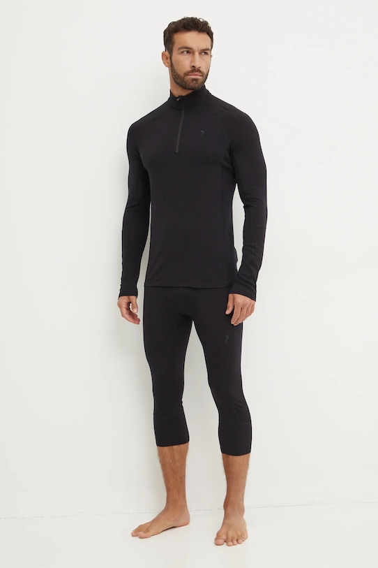 Funkčné tričko s dlhým rukávom Peak Performance Magic G79886 čierna AW24