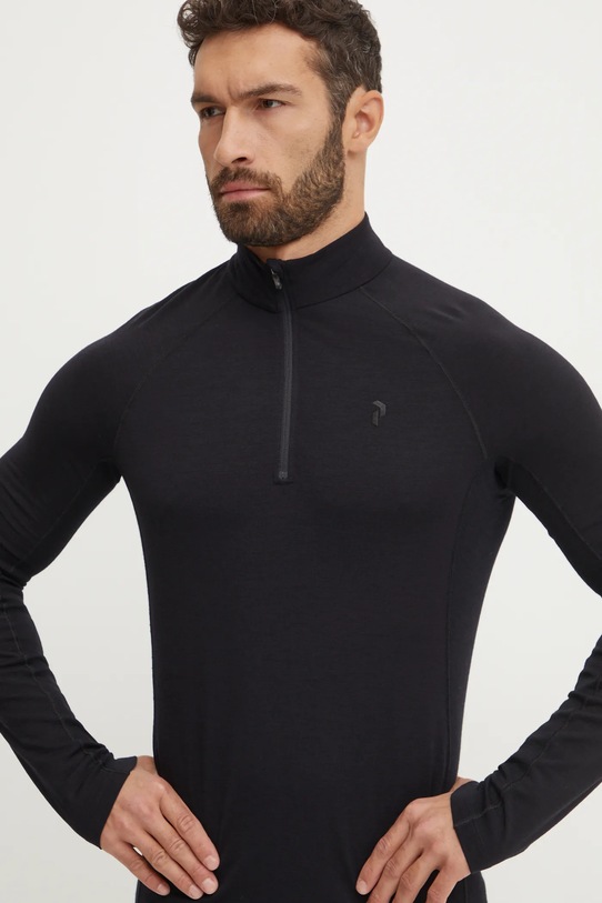 Funkčné tričko s dlhým rukávom Peak Performance Magic čierna G79886