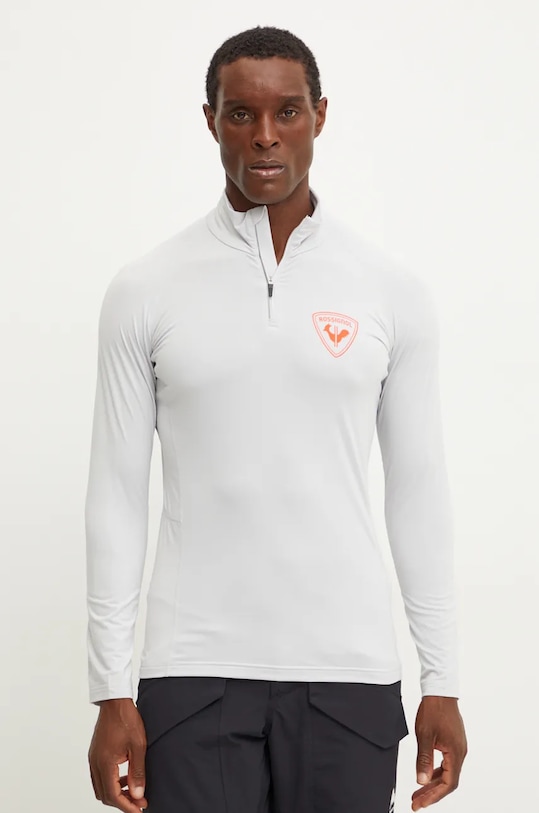 Функціональний лонгслів Rossignol Hero Classique зимовий спорт сірий RLNML14