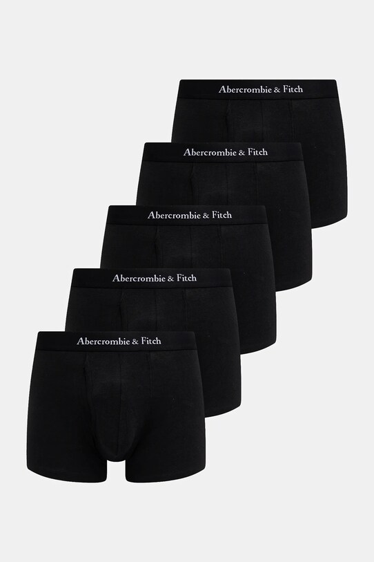 Μποξεράκια Abercrombie & Fitch 5-pack εφαρμοστό σορτς μπόξερ μαύρο KI114.4006.900