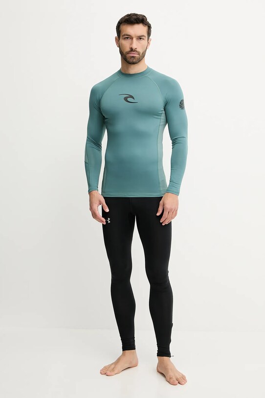 Rip Curl hosszú ujjú fürdőruha WAVES UPF 141MRV türkiz SS25