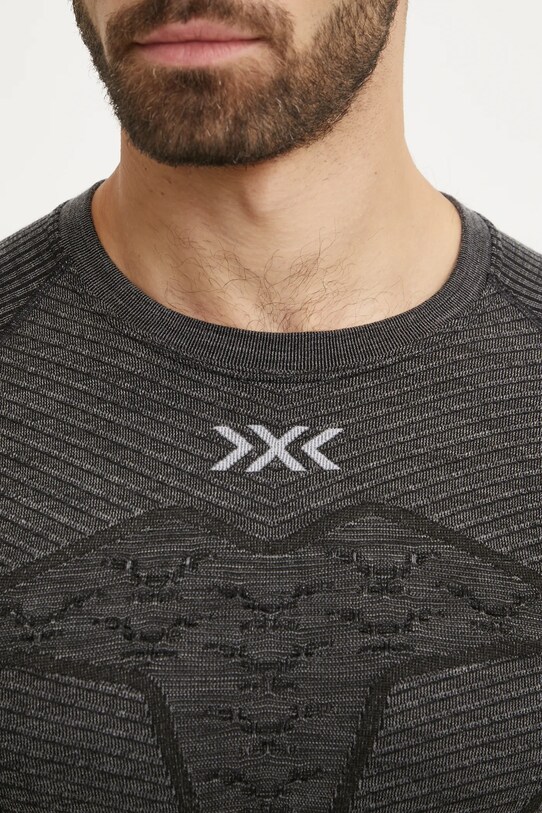 Ισοθερμικό μακρυμάνικο πουκάμισο X-Bionic Symbio Merino XM.YTB2W24M γκρί