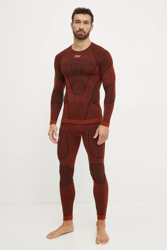 X-Bionic longsleeve funkcyjny Symbio Merino XM.YTB2W24M czerwony AW25