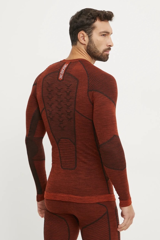 Odzież X-Bionic longsleeve funkcyjny Symbio Merino XM.YTB2W24M czerwony