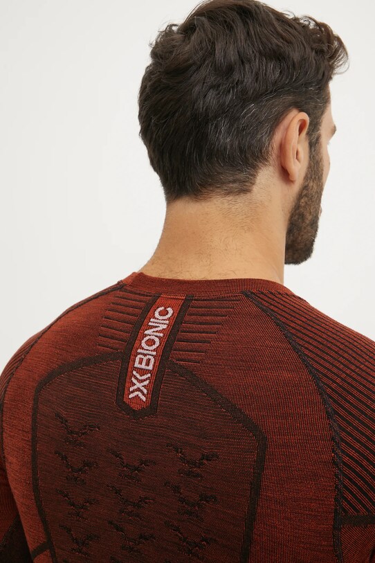 X-Bionic longsleeve funkcyjny Symbio Merino XM.YTB2W24M czerwony