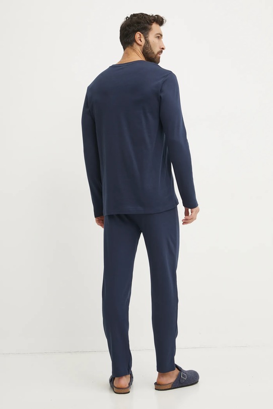 Βαμβακερές πιτζάμες Fila FPW1203 σκούρο μπλε AW24