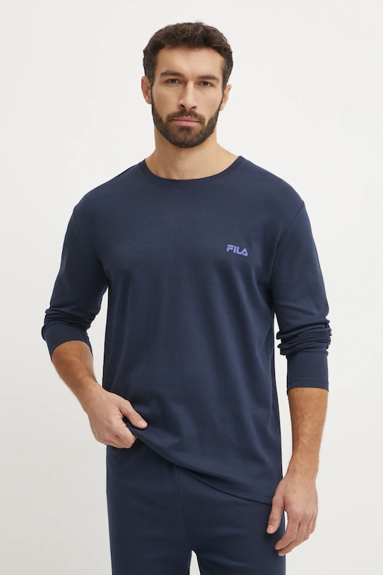 Îmbrăcăminte Fila set de pijama de bumbac FPW1203 bleumarin