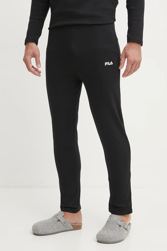 Bavlněné pyžamo Fila černá FPW1203