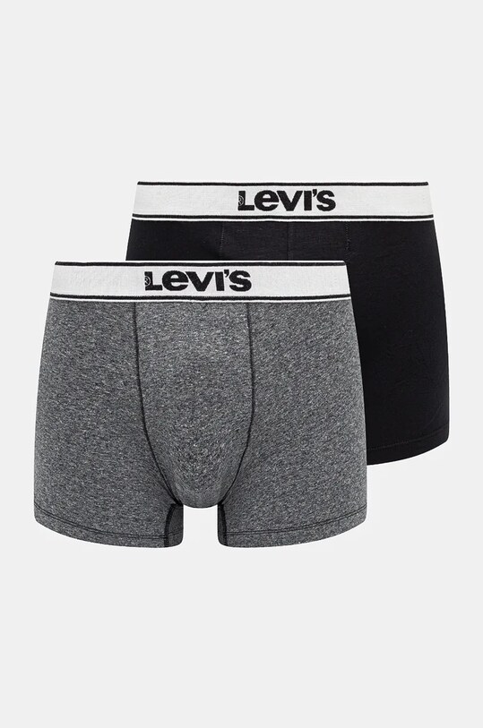 Боксерки Levi's (2 чифта) меланж черен 37149.0959