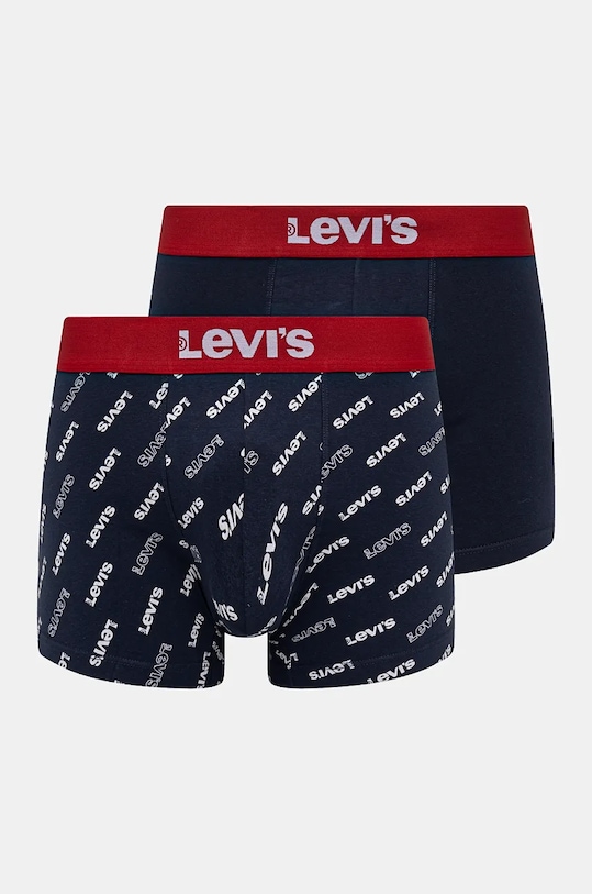 Boksarice Levi's 2-pack Vzorčasti mornarsko modra 37149.0973