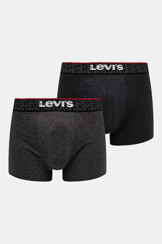 Levi's boxeri 2-pack uni gri 37149.1013