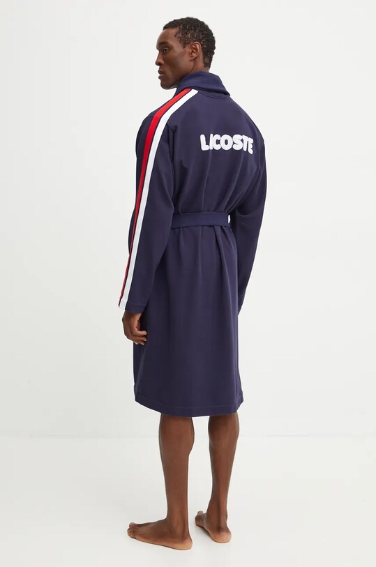 Одежда Хлопковый халат Lacoste 4H2165 тёмно-синий