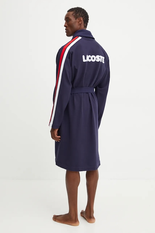 Îmbrăcăminte Lacoste halat de baie din bumbac 4H2165 bleumarin