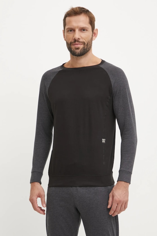 CR7 Cristiano Ronaldo set de pijama de bumbac 8730.42.1041 negru AW24