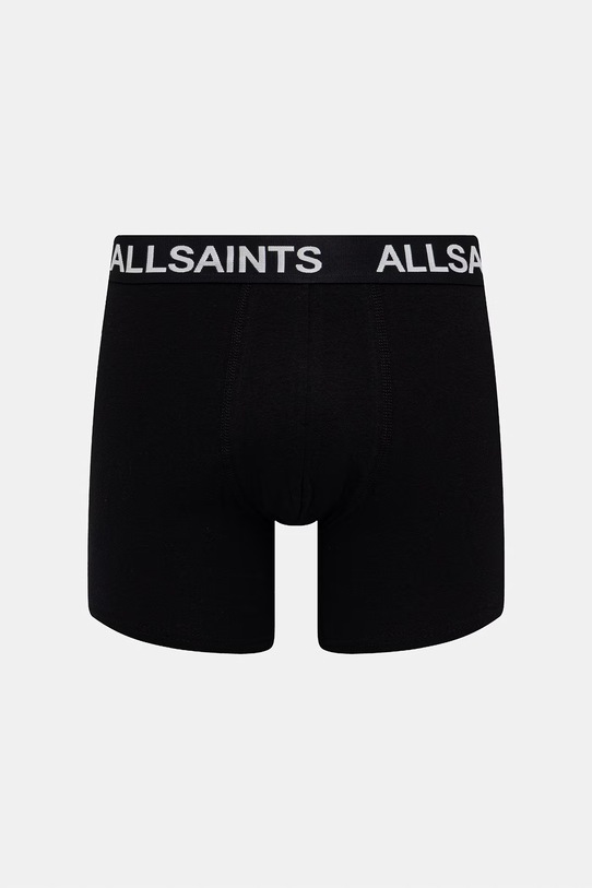 AllSaints bokserki męskie bawełniane z elastanem ASM493454 czarny SS25