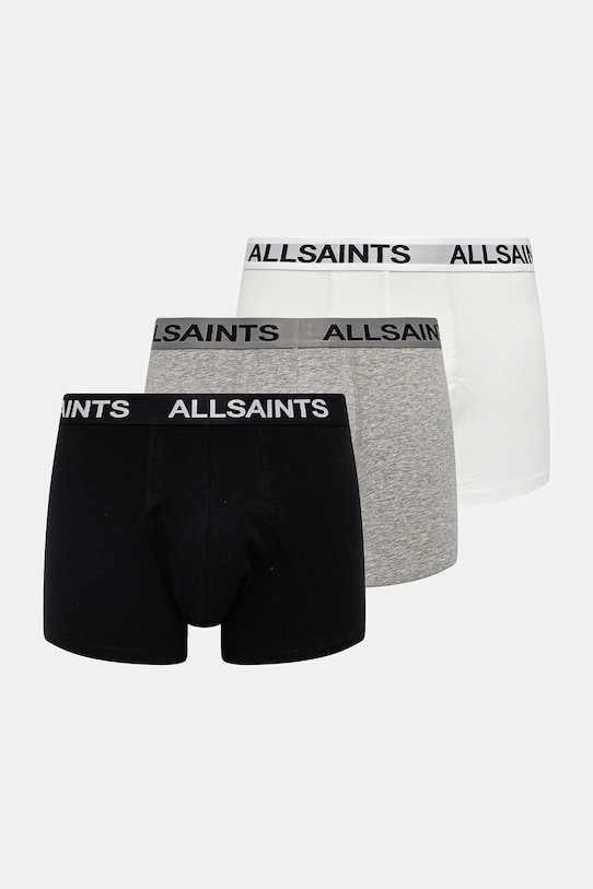 Boxerky AllSaints 3-pack směs černá ASM493454