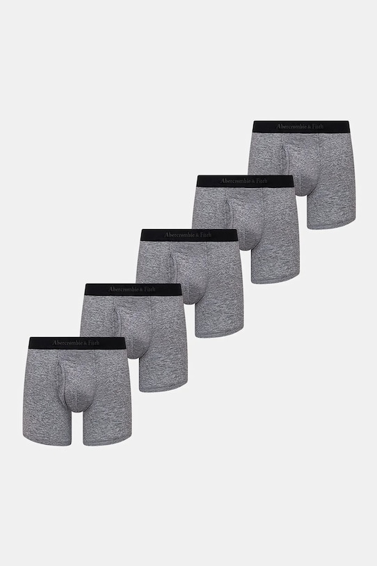 Abercrombie & Fitch bokserki 5-pack dzianina szary KI114.4034.122