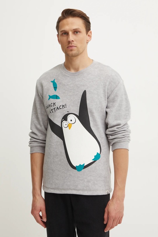 Odzież United Colors of Benetton piżama 3JA44P02S szary