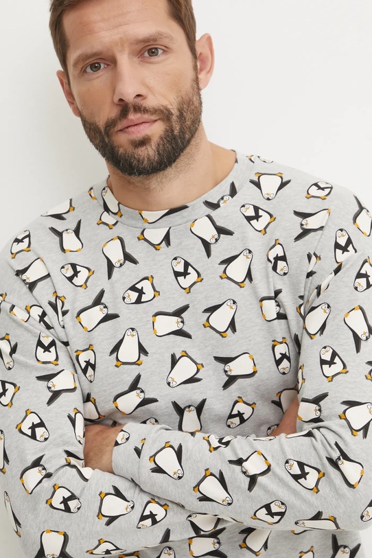 United Colors of Benetton pijama 3Y344P02T gri