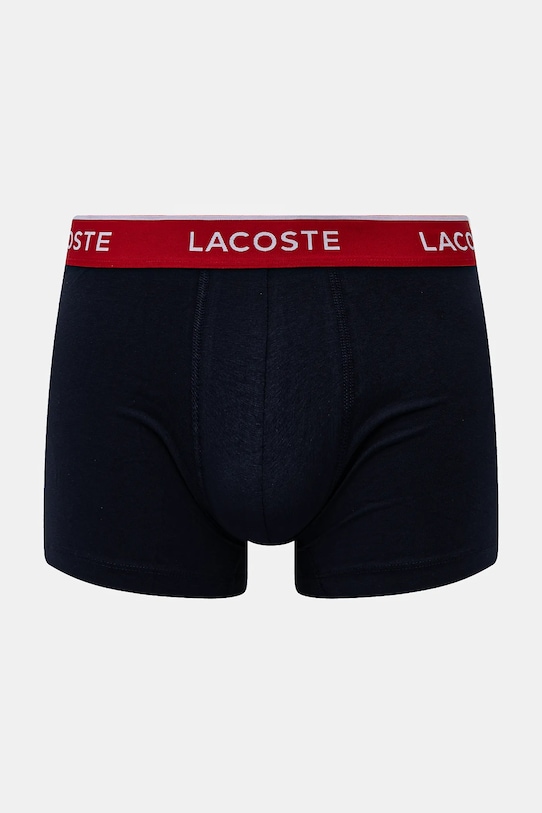 Одяг Боксери Lacoste 3-pack 6H3379 темно-синій