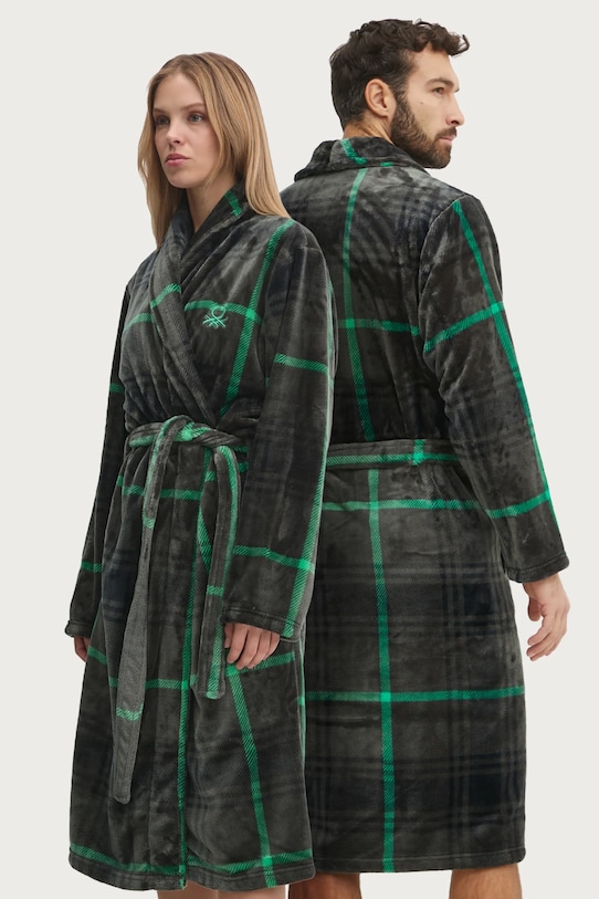 United Colors of Benetton halat tricotaj verde 6FK82801F