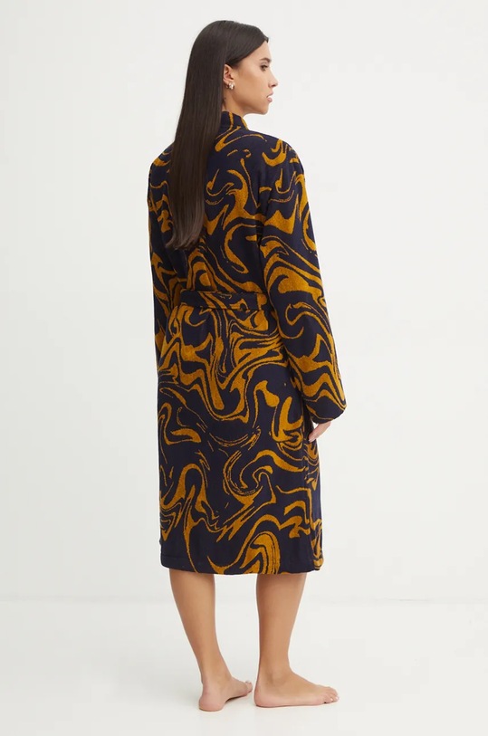 Бавовняний халат OAS чорний 8002.27