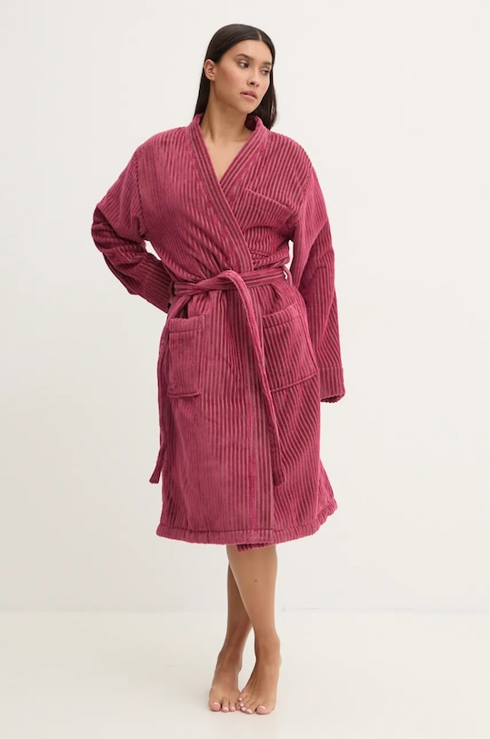 OAS halat de baie din bumbac 8302.01 rosu AW24