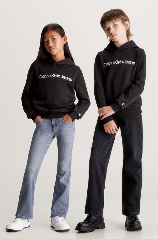 Детски памучен суичър Calvin Klein Jeans IU0IU00601.9BYH