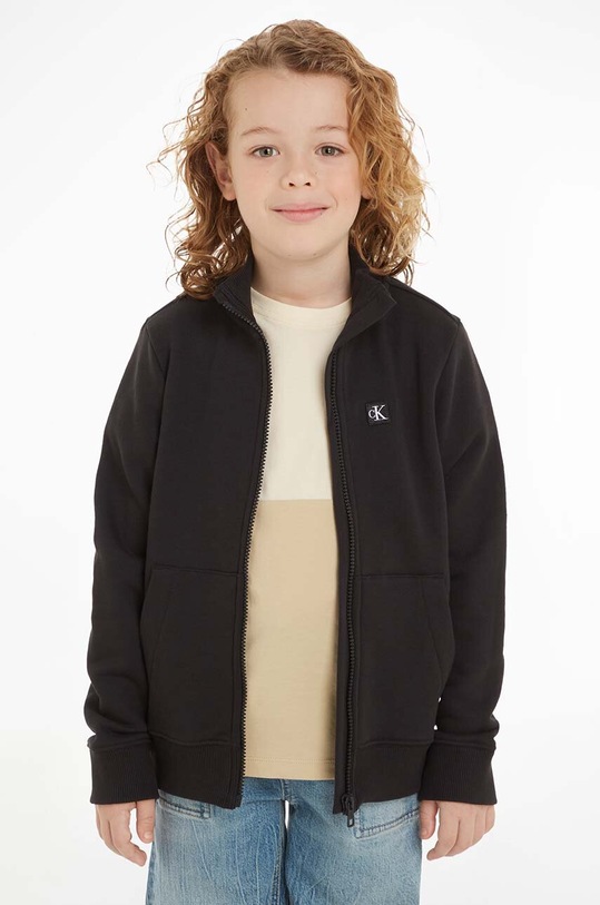 Calvin Klein Jeans bluza dziecięca pozostałe czarny IU0IU00616.9BYH