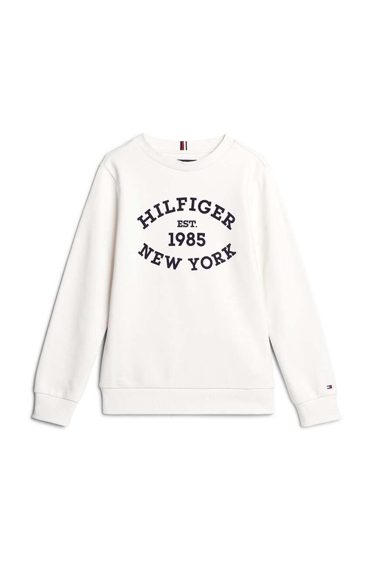 Dětská mikina Tommy Hilfiger KB0KB09048.9BYH.128.176 bílá AW24